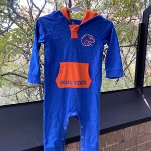 Boise State Blue and Orange Baby Bodysuit